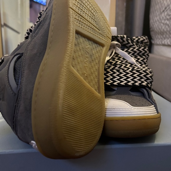 SSENSE Exclusive Lanvin Curb Sneakers - Picture 4 of 6
